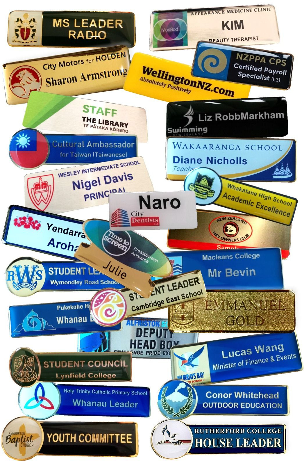 Name Badges Store Precision Badges New Zealand