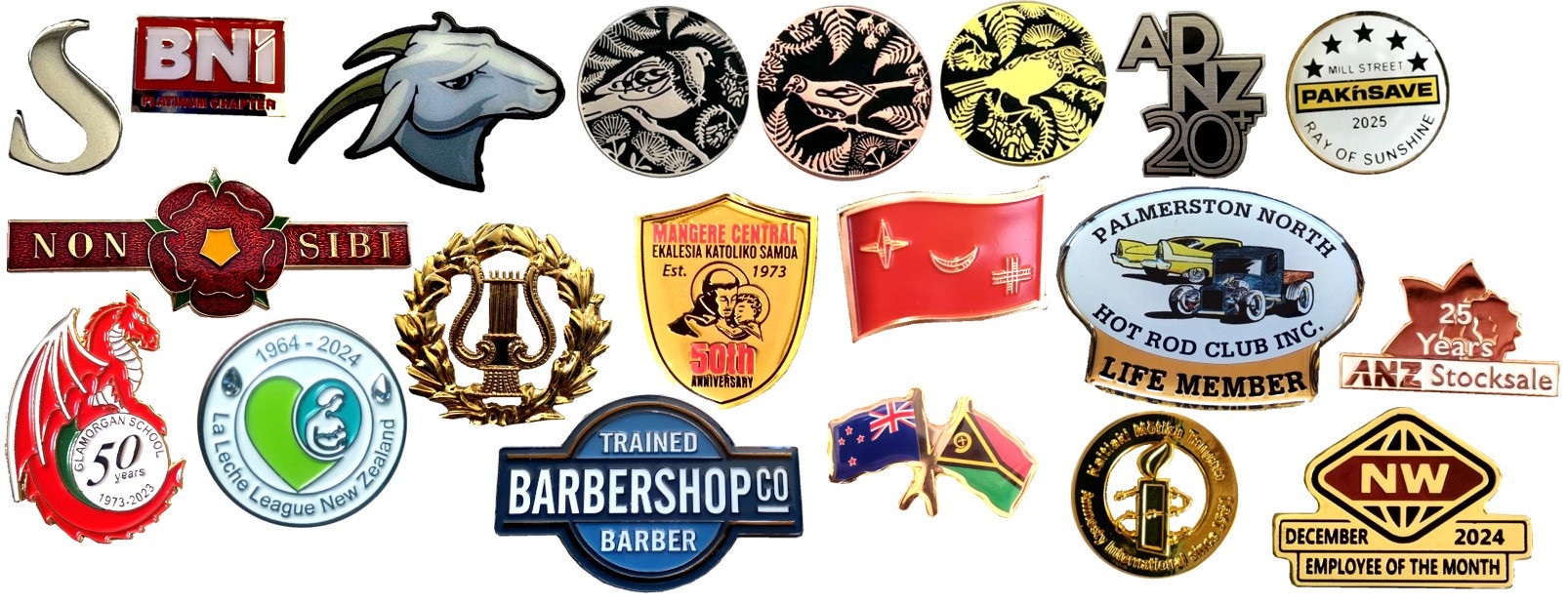 Lapel Pins and badges Precision Badges NZ