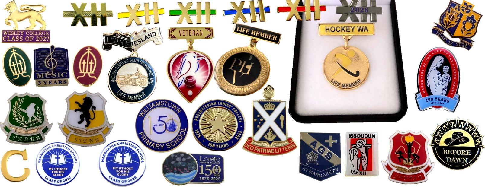 Lapel Pins Montage Precision Badges Au